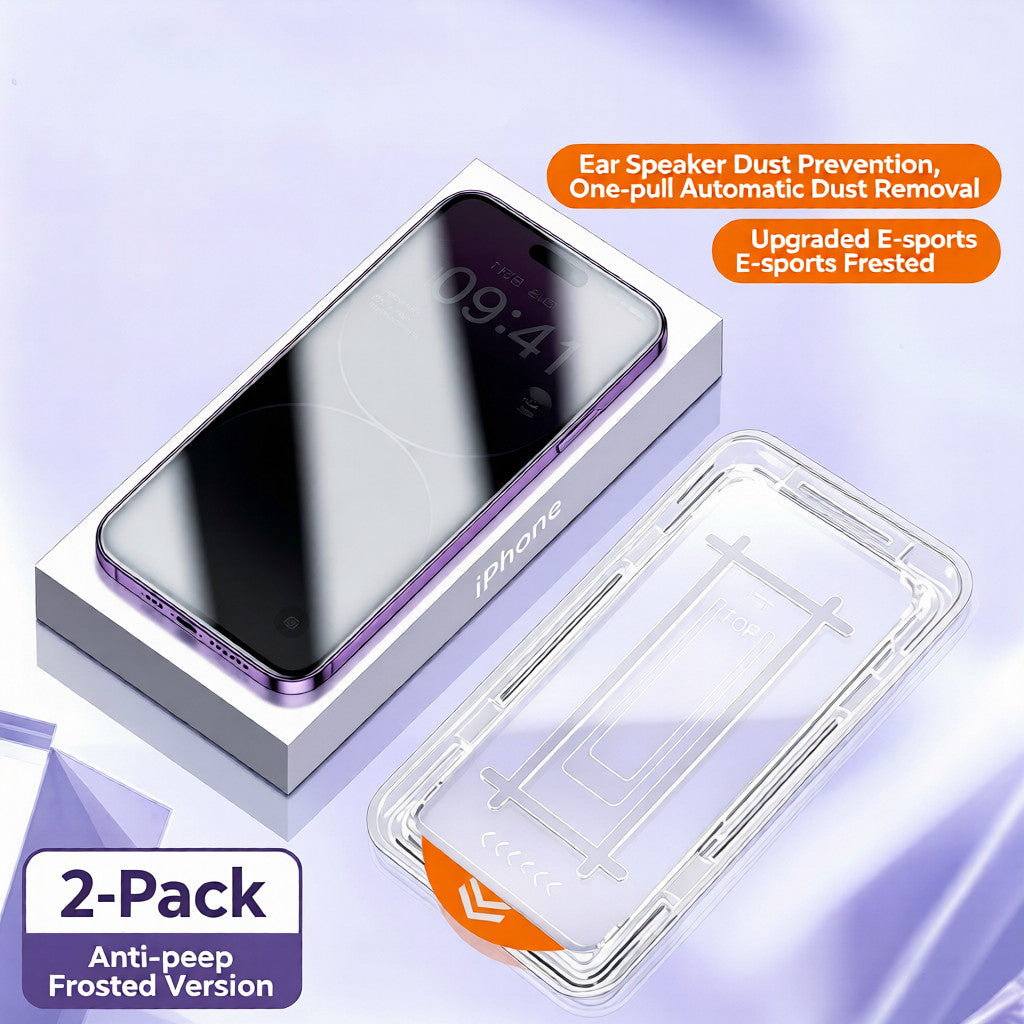 2-Pack Anti-Spy Frosted (iPhone 16/17 Pro/Max)