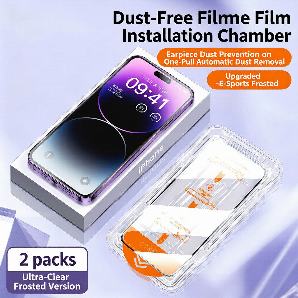 2-Pack Ultra-Clear Frosted (iPhone 16/17 Pro/Max)