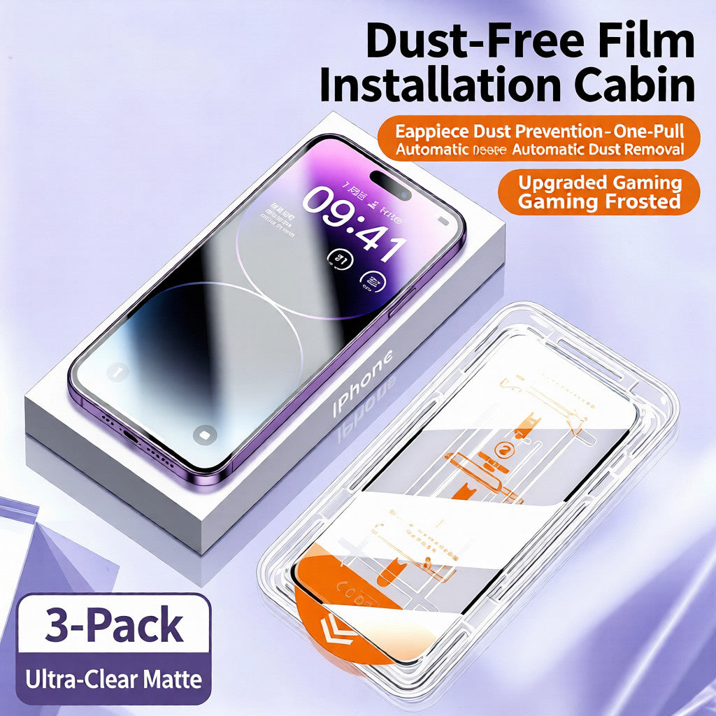 3-Pack Ultra-Clear Matte (iPhone 16/17 All Models)